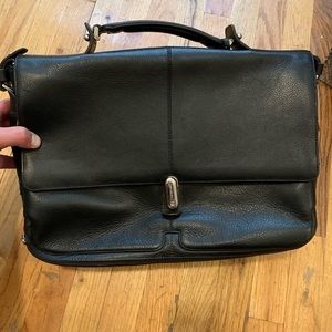 Samsonite leather briefcase computer bag messenger